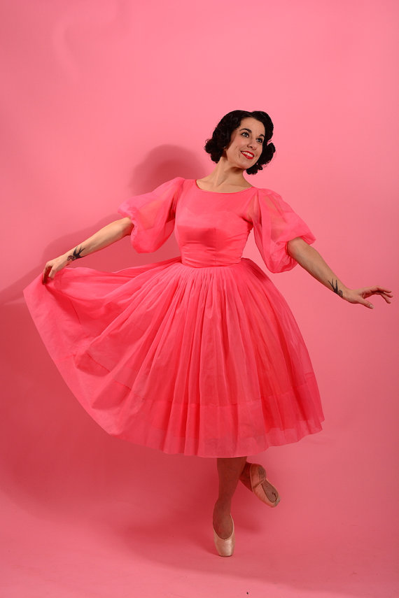 1950 Chiffon Dresses